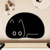 Non-Slip Bath Mats Cartoon Cat Kitchen Rugs Creative Bathroom Floor Mat
