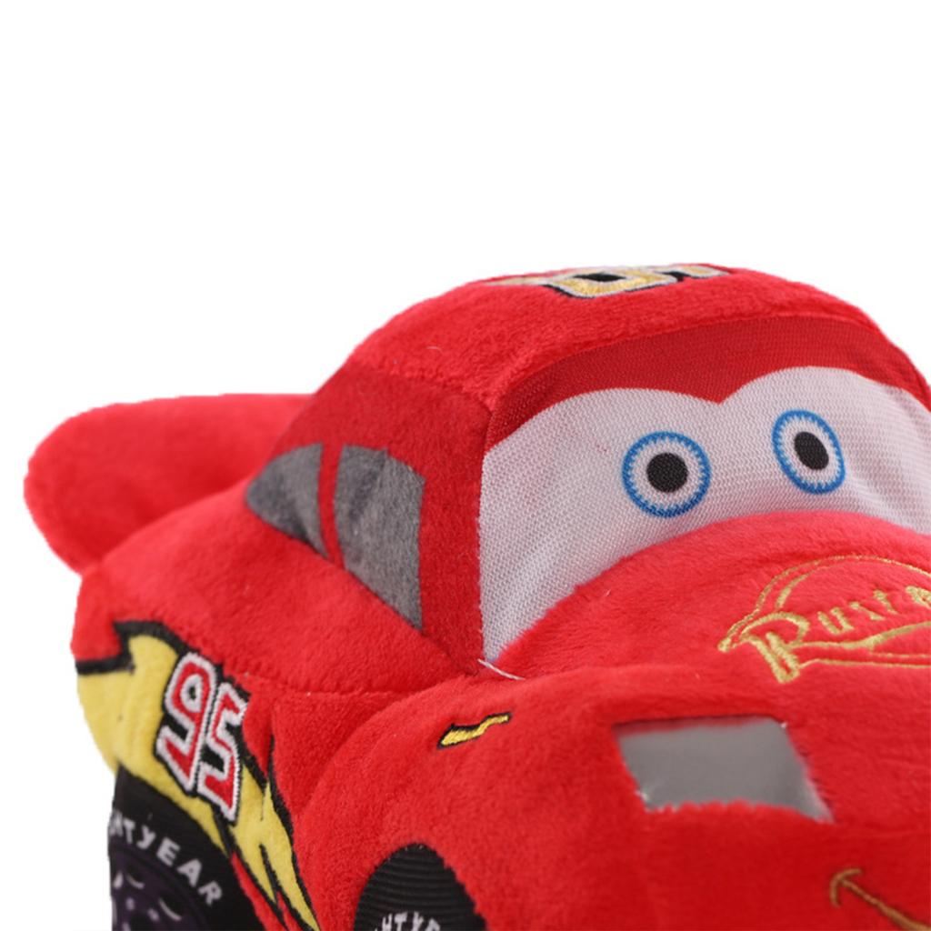 Cars Lightning McQueen Cartoon Plush Toy Cute Cartoon Character Soft Stuffed Doll Children's Birthday Christmas Gift