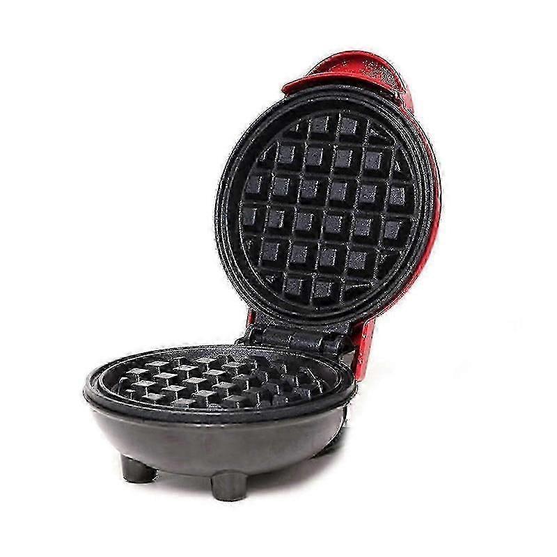 Non-Stick Round Waffle Maker Compact Electric Breakfast Iron