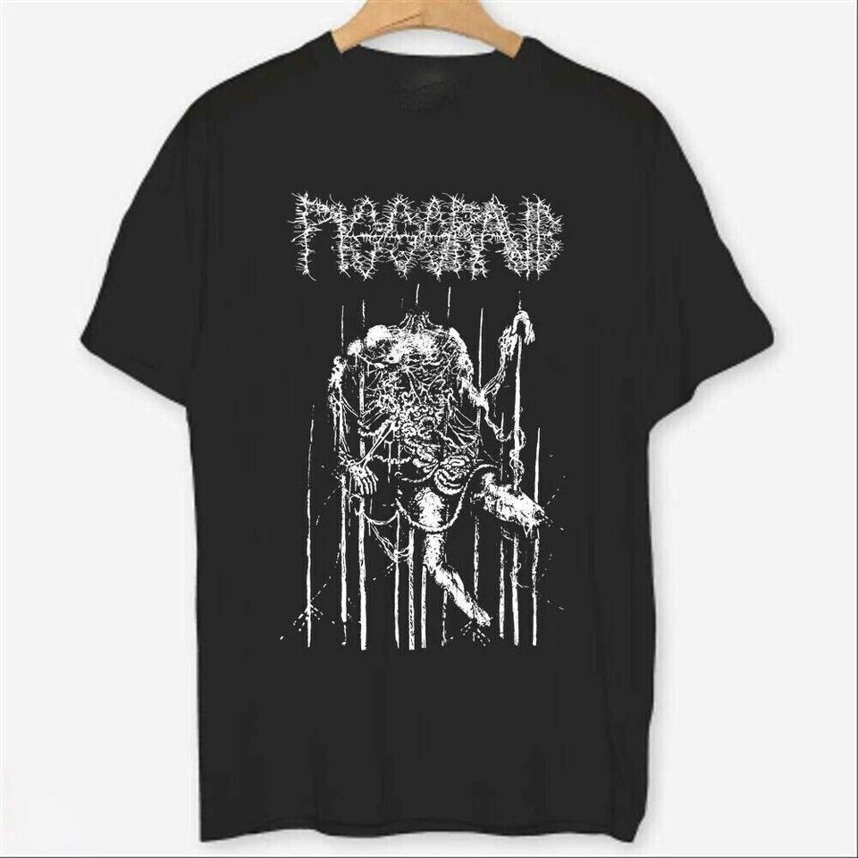 Vtg Pissgrave Band Gift For Fans Heavy Cotton Black All Size Unisex Shirt Unisex T-Shirt XXXXL