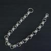 Skull Charm Wallet Chain Punk Jewelry Jean Chain with Closure Hook Belt Chain