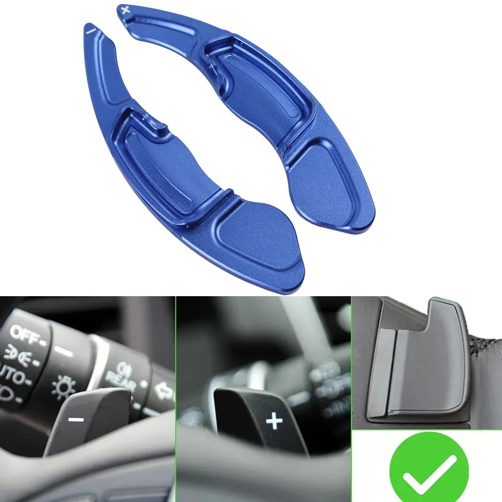 Car Steering Wheel Paddle Shifter Extension For Acura TLX ILX TSX MDX RDX Honda Accord 8th Gen Odyssey Aluminum DSG Stickers