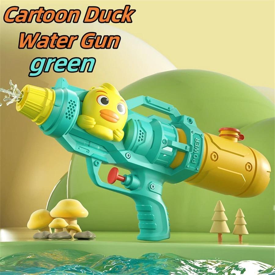 

Kids Large duck dinosaur shark Portable Summer Absorbing High Pressure Water Gun Beach Outdoor Water Rifle Fight Adult Toys светло-серый