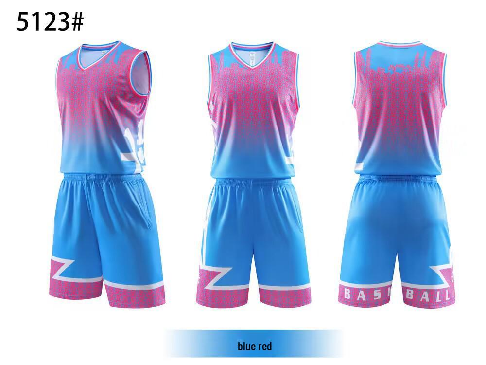 Speedy Custom Basketball Training Vest: Unisex Children's & Men's Printed Jersey Set with Team Numbers.