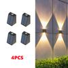 Xiaomi LED Outdoor Solar Wall Light Up And Down Luminous Garden Lamp Villa Courtyard Porch Street Decorative Lighting Wall Washer Light