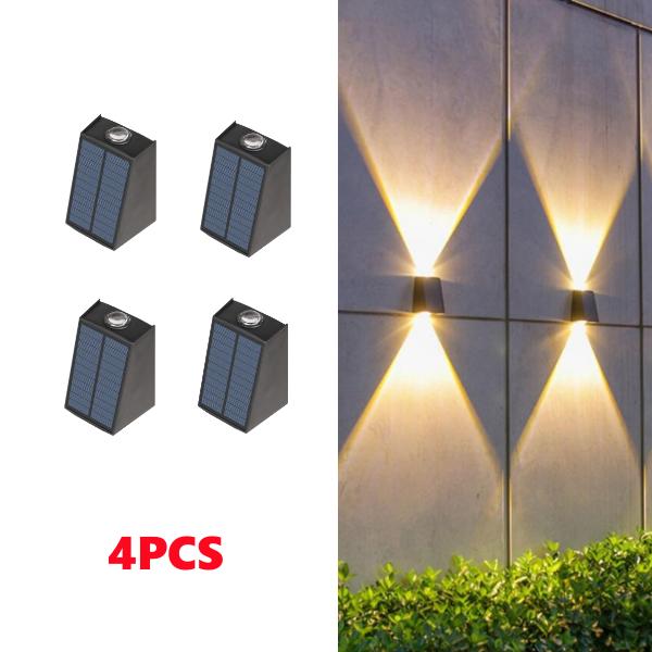 Xiaomi LED Outdoor Solar Wall Light Up And Down Luminous Garden Lamp Villa Courtyard Porch Street Decorative Lighting Wall Washer Light