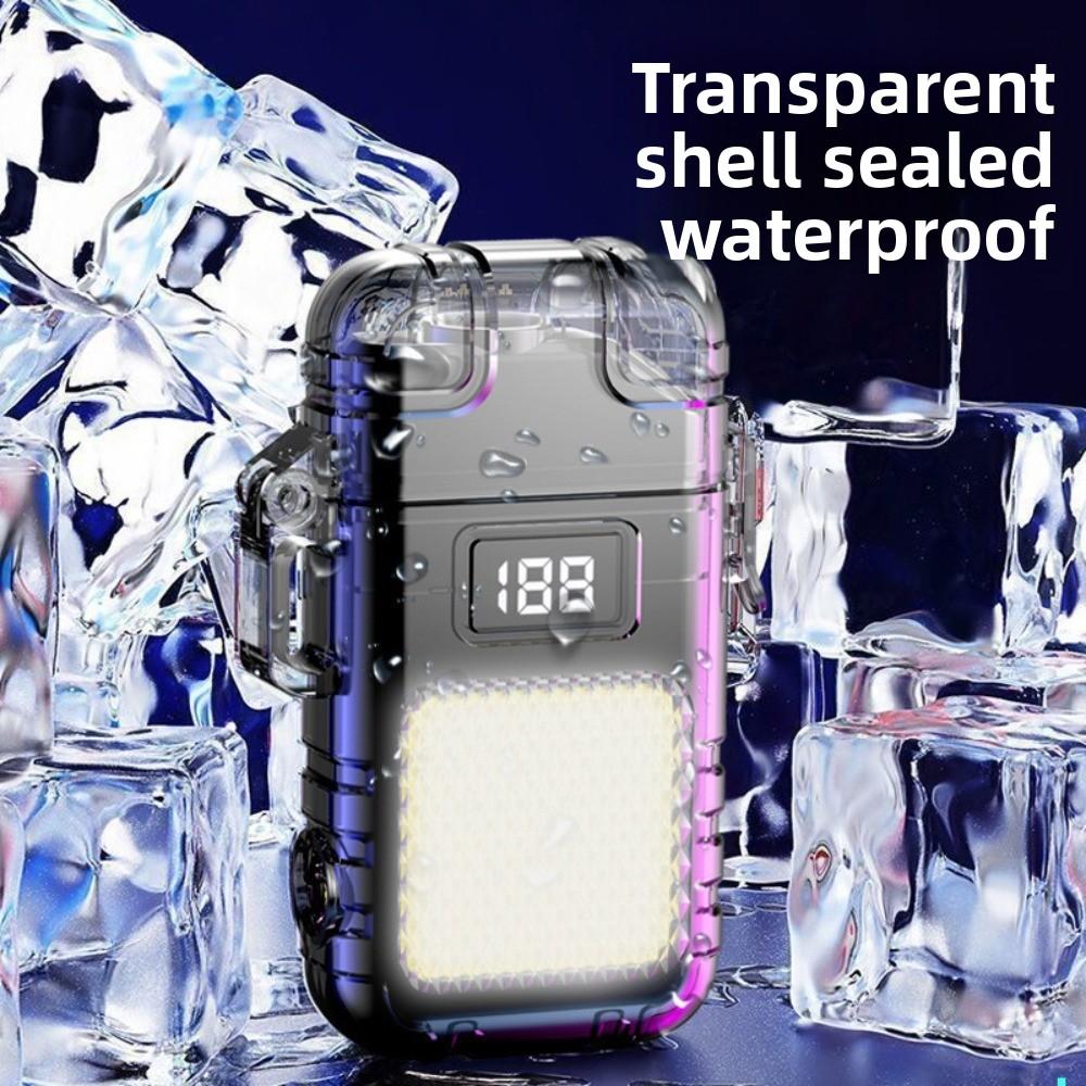 New USB Portable Keychain Light, Outdoor Windproof, Digital Battery Display Flashlight, Portable, Emergency Situation, Outdoor Exploration