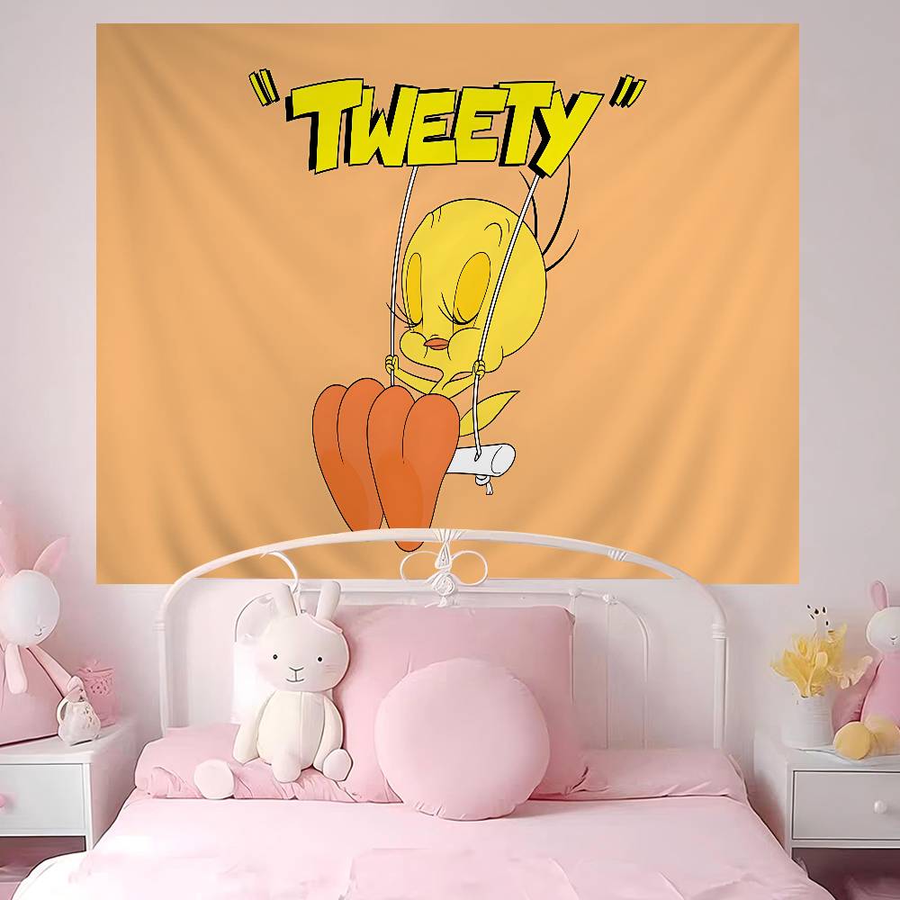 Cartoon Cute Bird DIY Wall Tapestry for Living Room Home Dorm Decor Wall Art Decor