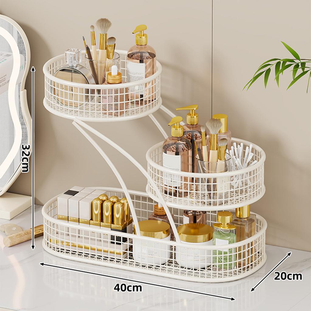 3 Tier Fruit Basket Fruit Bowl Metal Mesh Fruits Stand for Fruit Onion Snack Countertop Vegetable Bowl Kitchen Countertop Rack