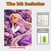 Disney Pearl Painting 5D Rapunzel Floral Rose Princess Pearl Gemstone Art Diamond Painting Kit for Adults Beginners Gift Ideas Home Decor