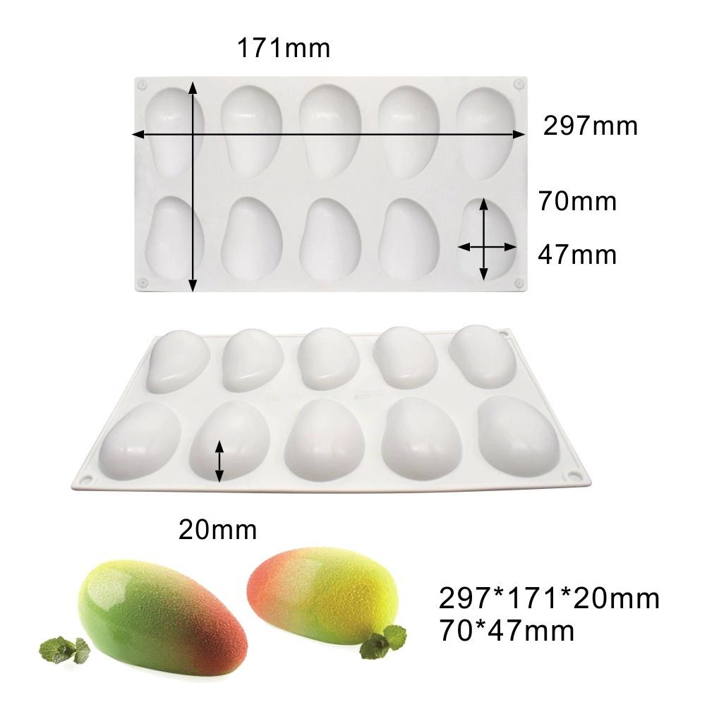 1 peça Abacaxi Pera Pêssego Série de Frutas Bolo Molde de Silicone Manga Laranja Assar Mousse Molde Morango Sobremesa Francesa Mousse Molde
