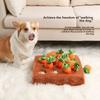 Plush Carrot Dog Interactive Toy For Stress Relief And Chewing Fun