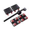Furniture Lifter Tool Set Easy Moving Portable Sturdy Sliders for Hardwood Floor and Carpets for Home Office Appliance