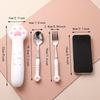 Cute Cat Paw Cutlery Set Stainless Steel Fork Spoon with Storage Box Dinnerware Tableware Silverware Lunch Portable Tableware