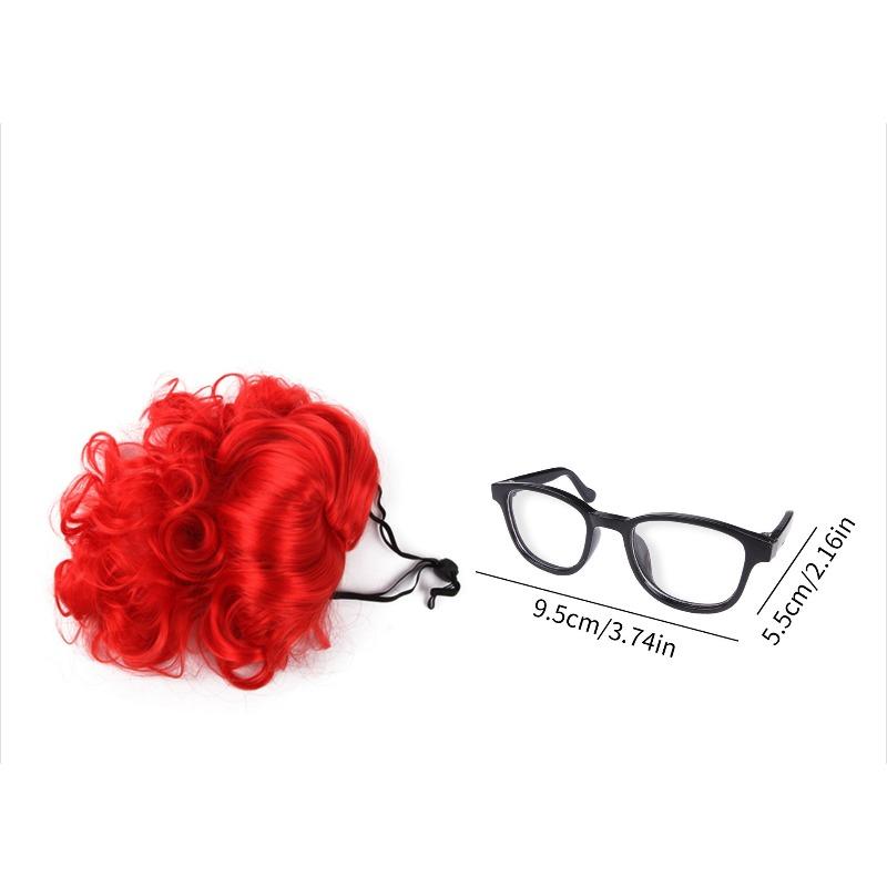 Pet Products Popular Pet Accessories Pet Glasses Wig Set Cat Dog Funny Pet Accessories