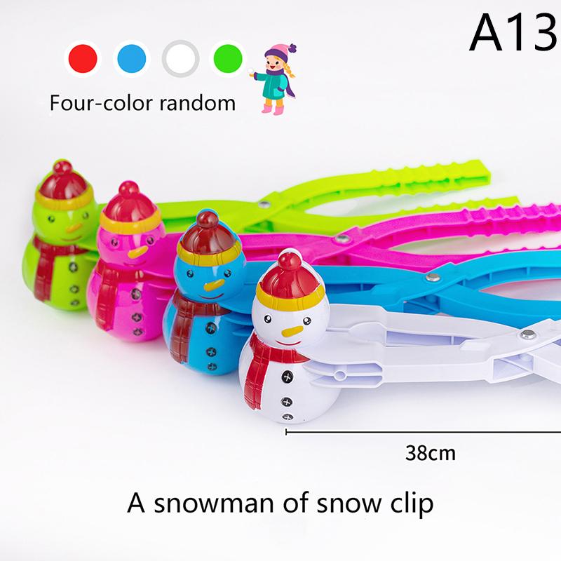 Clip per Fare Palle di Neve Bambini Esterno Inverno Neve Sabbia Stampo Strumento Giocattoli Sportivi
