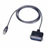 ELECOM ELECOM USB To Parallel Printer Cable 1.8m Graphite UC-PGT