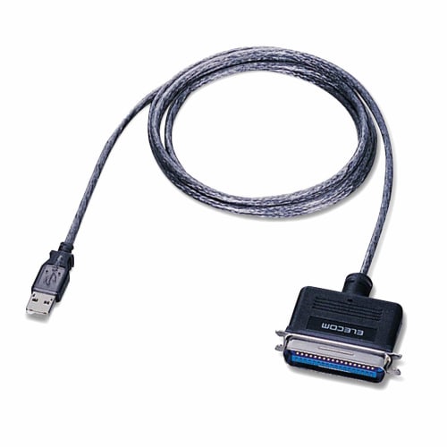 ELECOM ELECOM USB To Parallel Printer Cable 1.8m Graphite UC-PGT