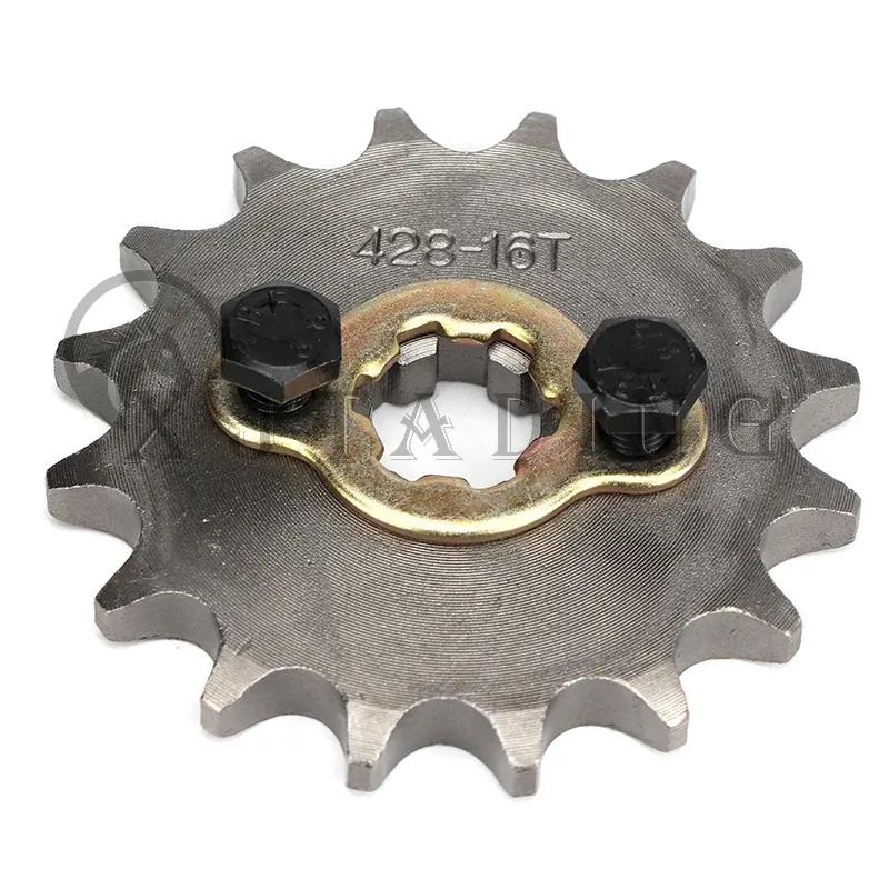 428 Chain 20mm 10 11 12 13 14 15 16 17 18 19 Teeth Front Engine Sprockets For 50 110 125 160cc Dirt Pit Bike ATV Quad Motorbike