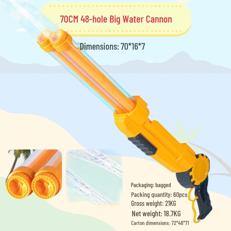 Summer Splash Festival Gatling Water Cannon Toy - Large Children's Water Gun