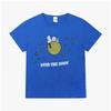 Leedon 024 02wcgt320 ClaSSic Snoopy Moon Women S Short Sleeve Tee