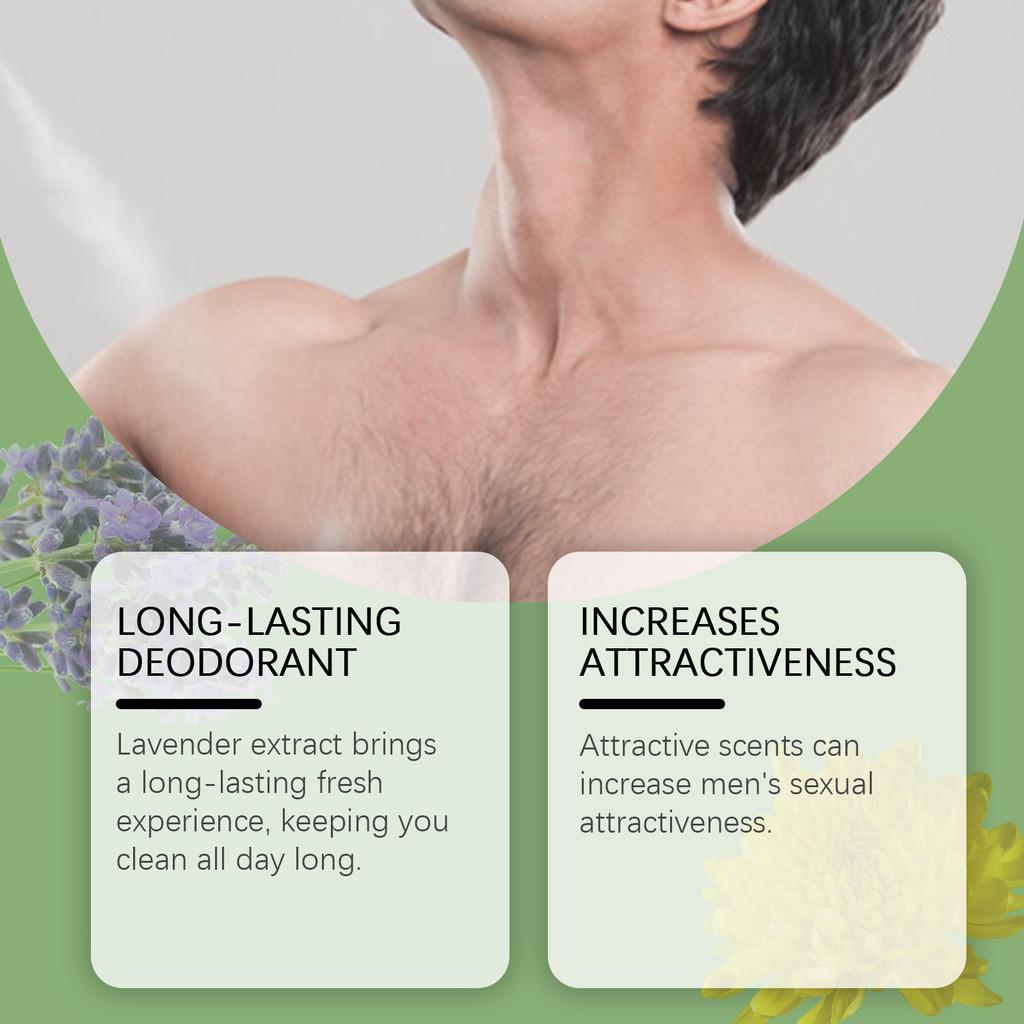 Eastmoon Men's Freshness Spray For Underarm Odor Elimination And Natural Fragrance Care 50ml