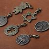 TN Traveler's Notebook Vintage Bronze Charms & Pendants Set