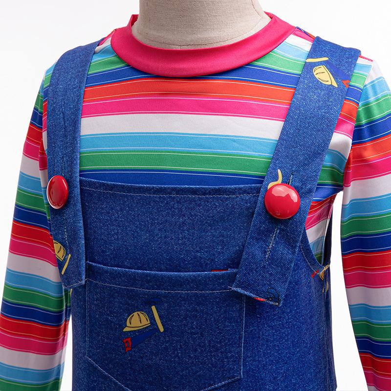 Chucky Halloween Girl Dress Boys Jumpsuits Costume Child Party Toddler Christmas