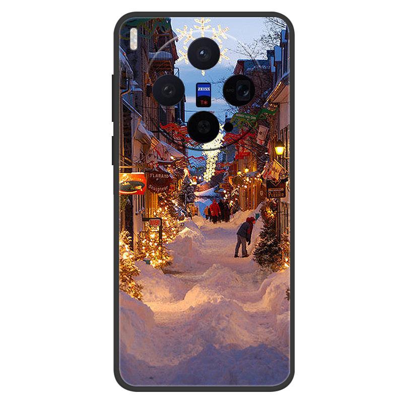 For Vivo X300 X300Pro X200 FE X200Pro X200Ultra X200 Pro Mini X200S Case Christmas Painted Phone Cover Soft Silicone TPU Shell