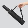 Travel Buckle Umbrella Outdoor, Automatic Umbrella Windproof Strong, 125cm Large Folding Rain Umbrella for Men, Free Shipping
