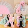 Colorful Seahorse Plush Toy Large Stuffed Animal Doll For Kids Cartoon Style Horse Design