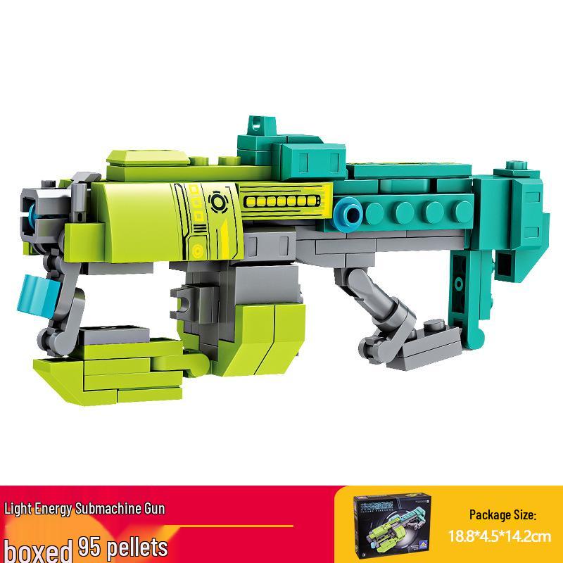 Kai Zhi Kids DIY Submachine Gun Building Blocks Toy