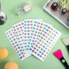 10 Sheets Small 1 to 300 Number Stickers Self Adhesive Number Stickers Set Numbering Letter Decals