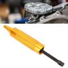 Kolbenbolzenabzieher - Qiilu Kolbenbolzenabzieher, 12-24mm Auswerferwerkzeug Abzieher Aluminiumlegierung Orange Schwarz für Universal-Fahrrad