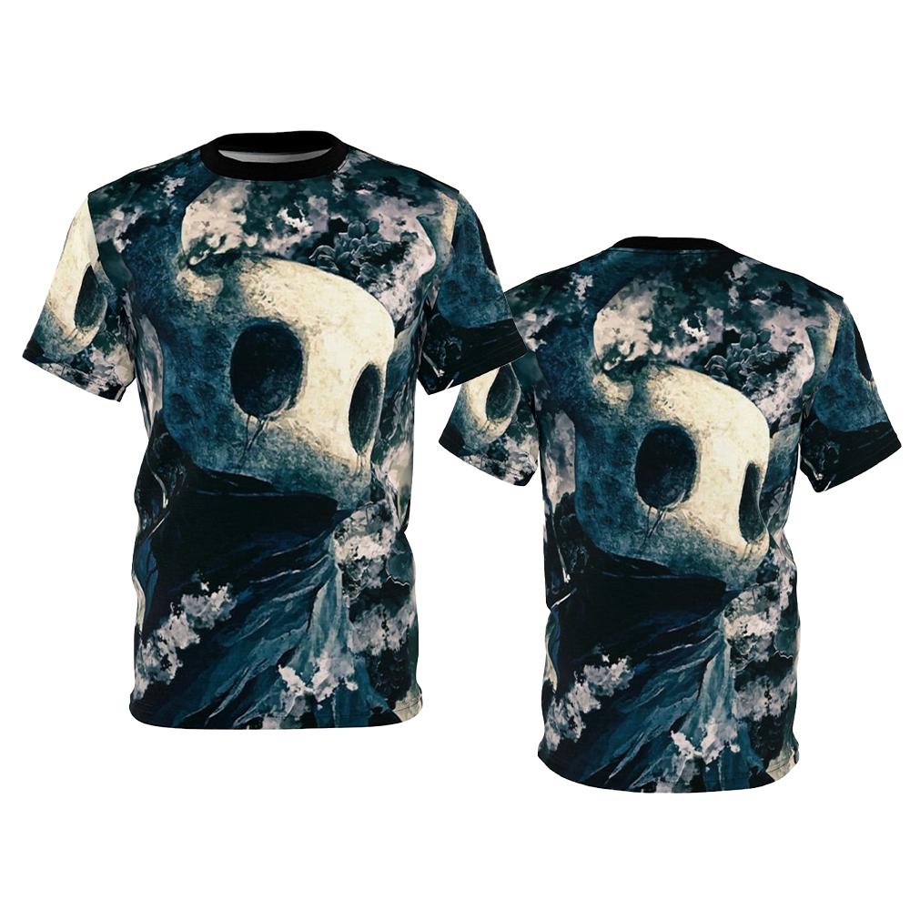 Cute Hollow Knight Character Graphic T-shirts Men's Casual Loose Short Sleeve Tee Harajuku Personalized Streetwear Kid's Clothes