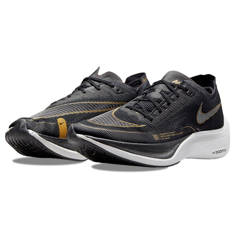 Nike ZoomX Vaporfly Next% 2 'Black Metallic Gold Coin' Sneakers Casual