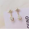 Trendy Ball Pendants Hanging Earrings for Women Crystal Star Top Dangle Earrings Elegant Unusual Earrings Brincos