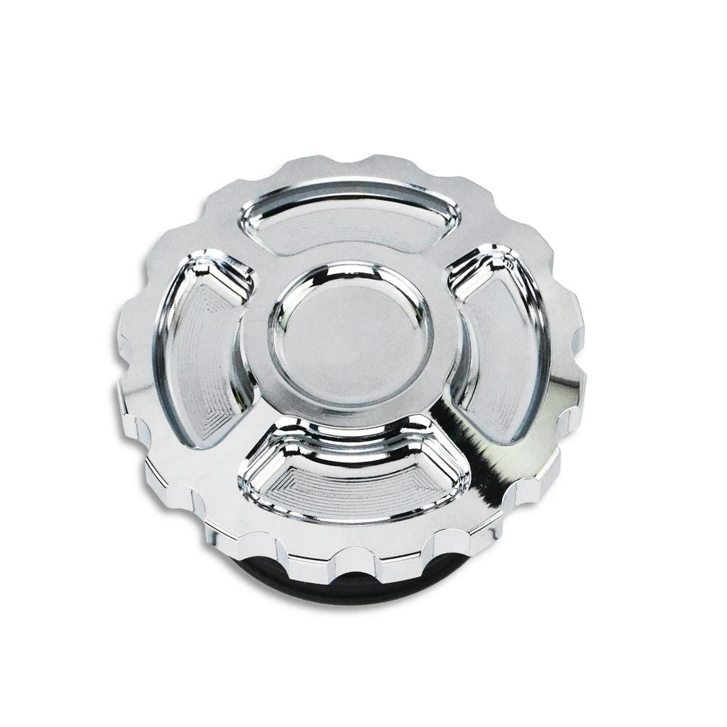 Motorcycle Vented Gas Cap Fuel Tank Right-hand Thread Crown Style Oil Cap Fuel Gas Tank For Harley Sportster Dyna Touring Softai