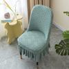 Universal Large Curved Chair Cover Seat Dining Table Back Cover Stool Cover Integrated Household