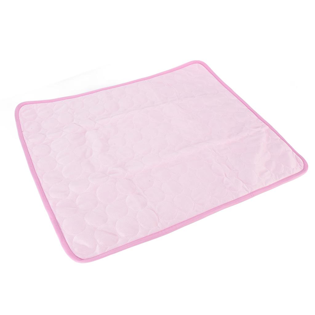Pet Cooling Mat Breathable Ice Silk Cooling Pad for Dogs Cats Kennel Outdoor Car Seats Couches Floors
