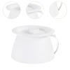 Home Spittoon Basin with Lid Easy to Clean Bedside Dresser Bucket Potty Urinal Pot for Bedroom