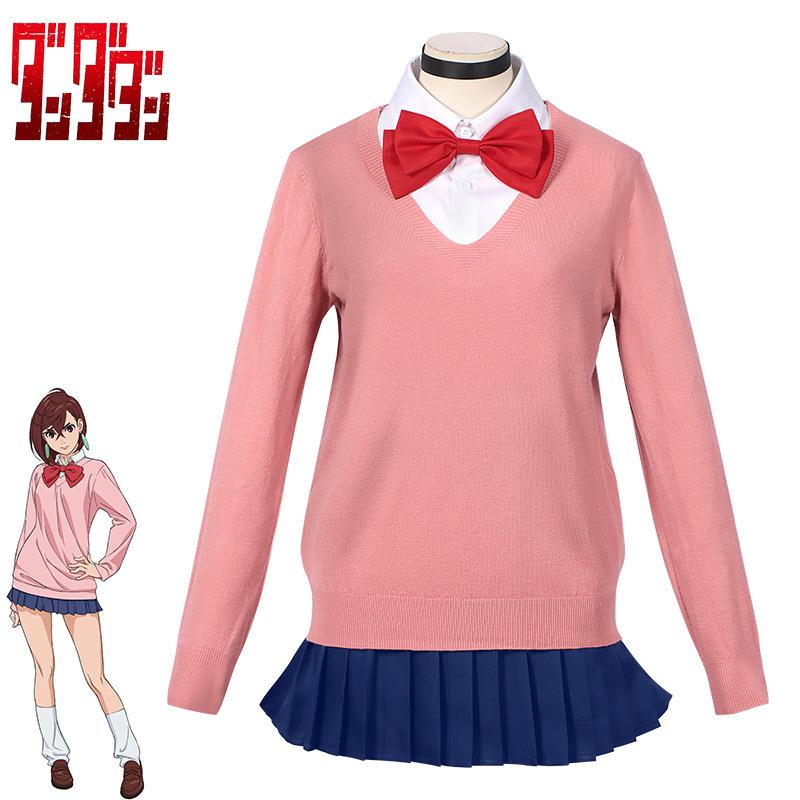 Aira Shiratori Momo Ayase Ken Takakura Cosplay Costume Full Set From Dandaadaan With Mask For Men And Women Halloween Party