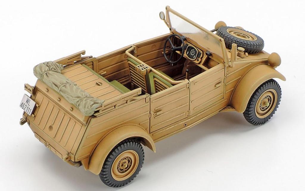 Tamiya 1/48 Military Miniature Series No. 01 German Army Pkw.K1 Kubelwagen Type 82 Plastic Model 32501