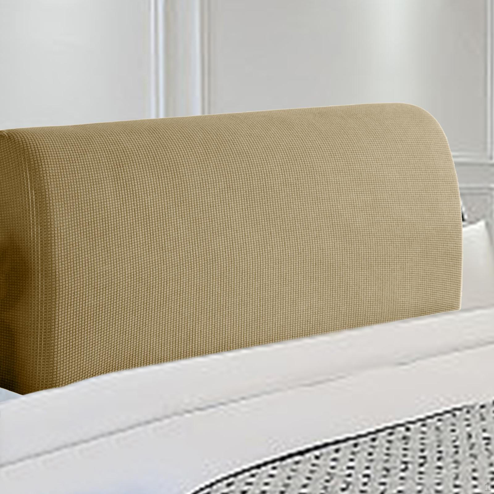 Чехол на изголовье кровати эластичный пылезащитный чехол для спальни мягкая спинка светло-желтого 1549₽