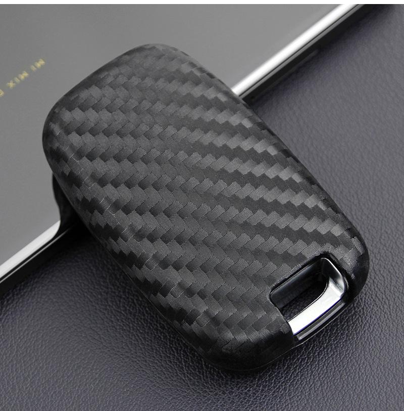 Hyundai Elantra ix35, Mistra, Sonata 8, Kia Sportage, Forte Kohlefaser Autoschlüsselhülle