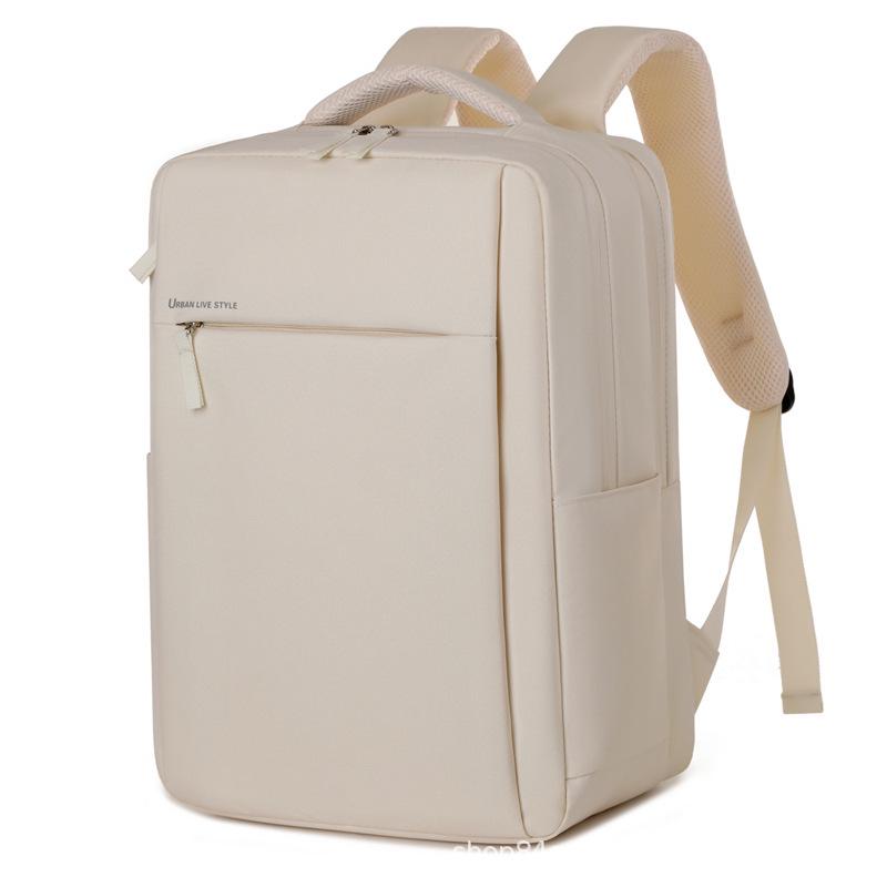 Unisex Double-Layer Backpack: Spacious Business Laptop Bag for Travel, Outdoor Adventures, and School