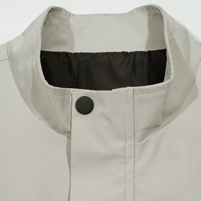 Mens Bomber Jackets Casual Male Outwear Windbreaker Coats Men Stand Collar Slim Baseball Jackets Clothing