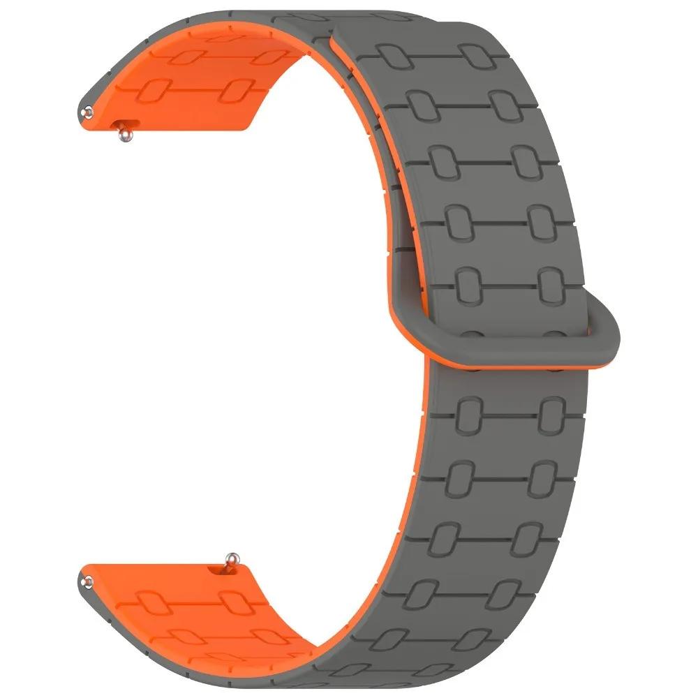 22mm Magnetic Silicone Strap For Huawei Watch GT6 5Pro GT5 46mm Sport Band For Redmi Watch 5 Active/5 Lite For Amazfit Balance
