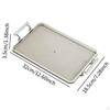 Cosmetic Serving Tray, Multifunction Rectangular Modern Jewelry Storage, Tea And Fruit Tray
