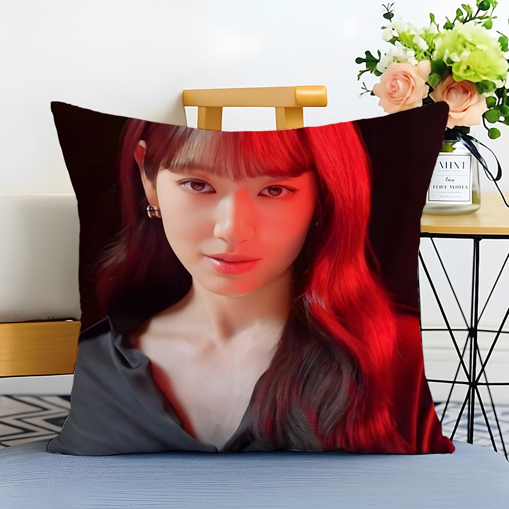 Actress Sweet P-Park Shin Hye Cushion Cover Washable Linen Pillowcase Soft For Sofa Bed Cozy Home Room Decor